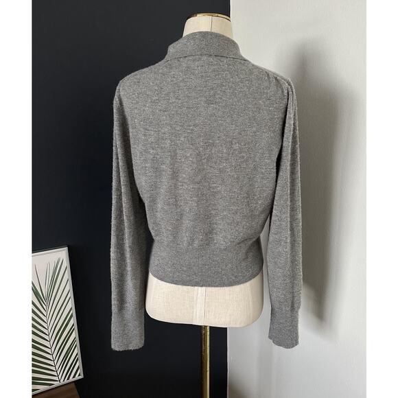 J.Crew Featherweight Cashmere-blend Polo Shirt Long Sleeve Sweater - Picture 6 of 9